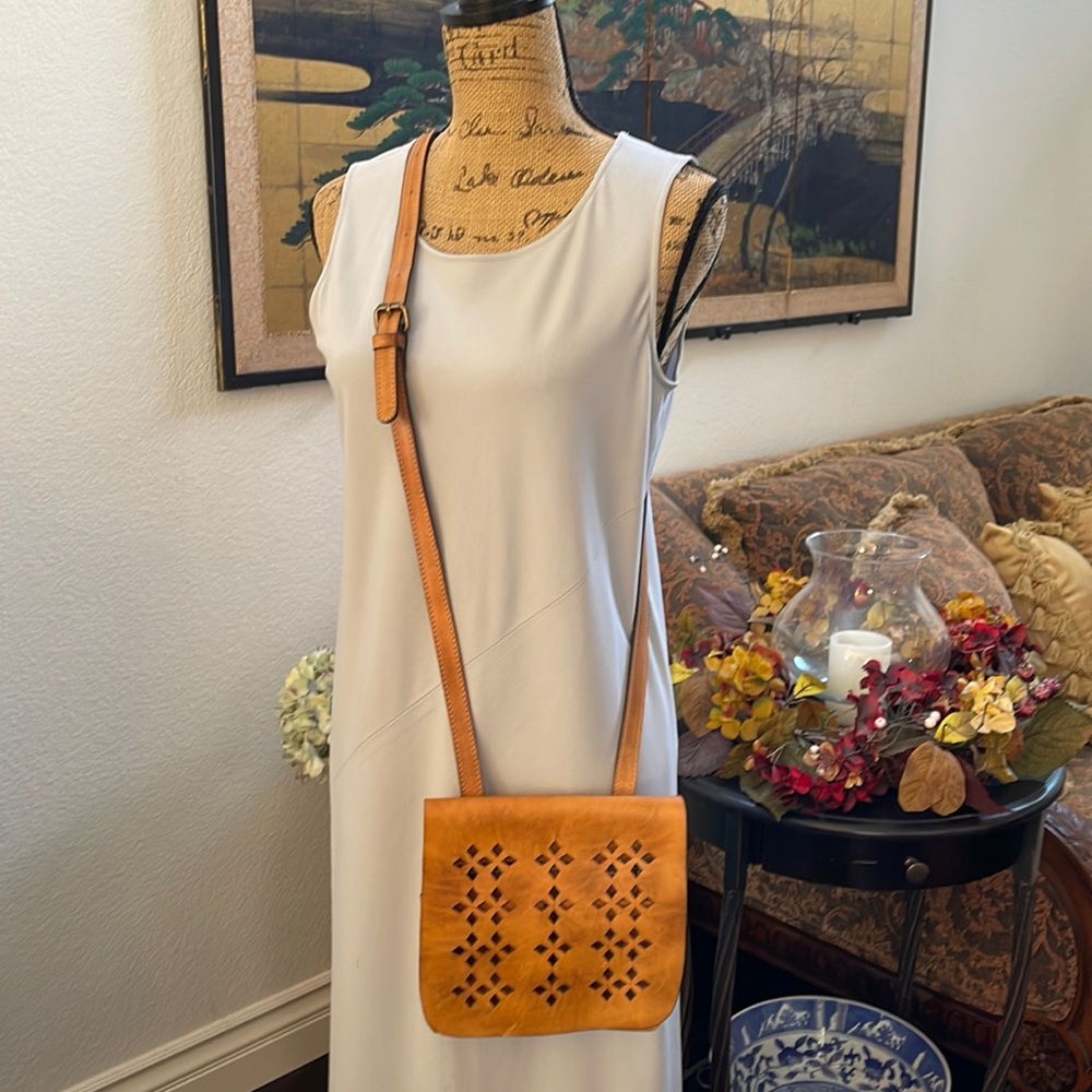 Patricia Nash Italian leather crossbody bag